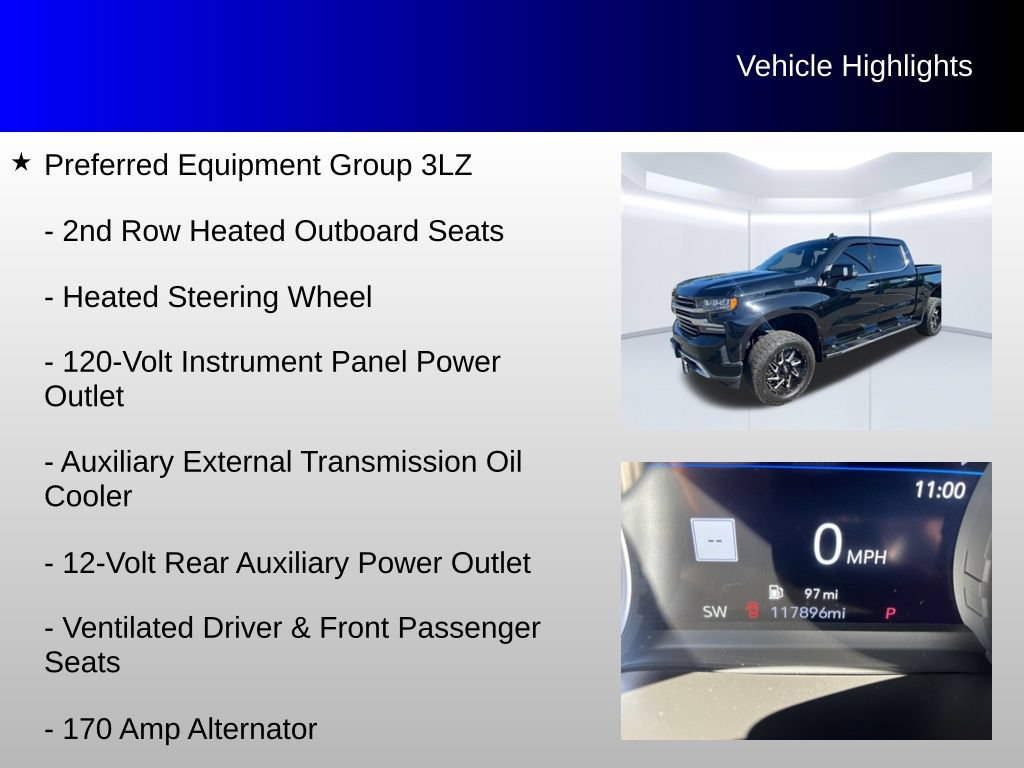 Used 2019 Chevrolet Silverado 1500 High Country w/ High Country Premium Package AWD/4WD image 24