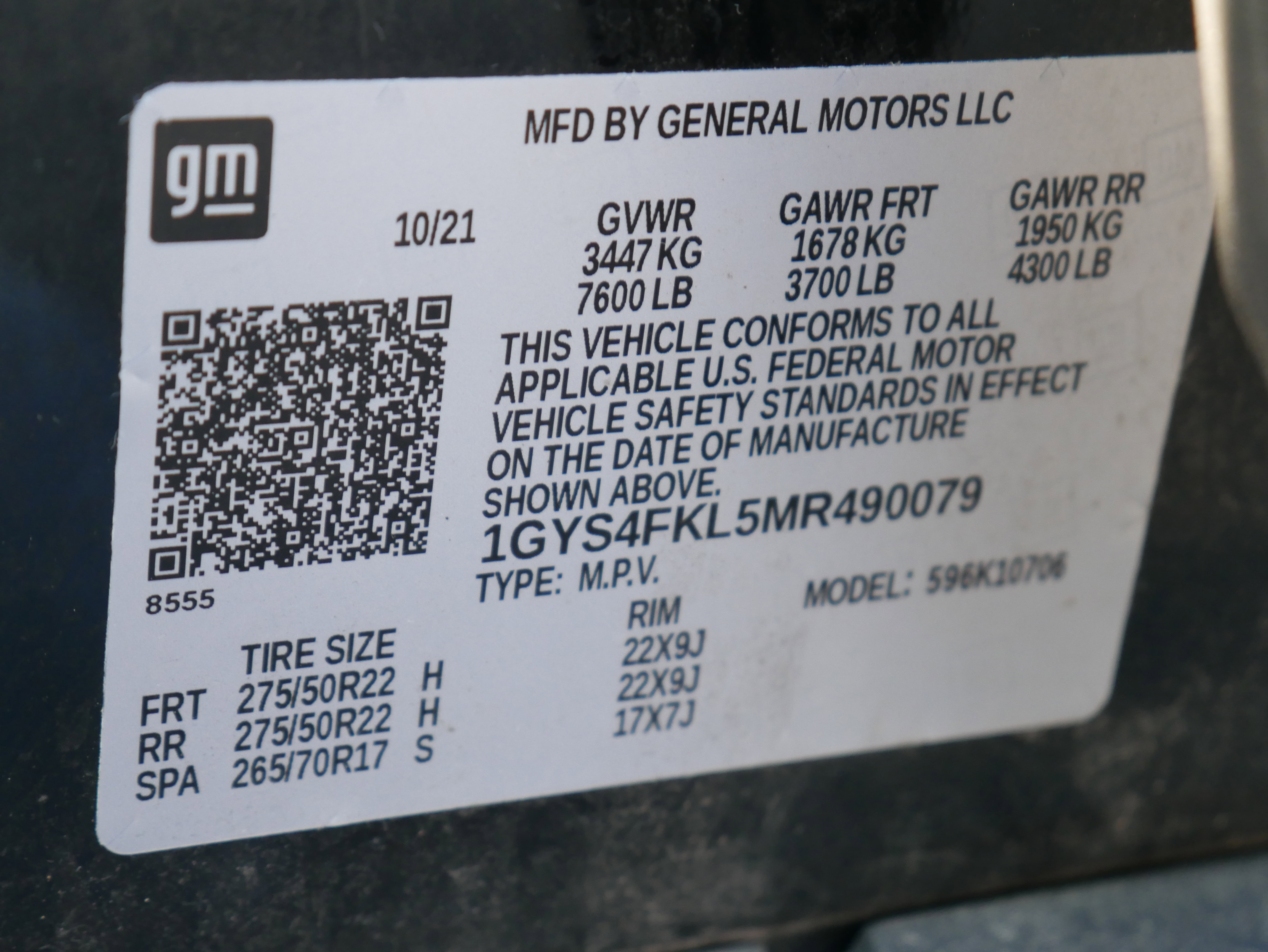 Certified 2021 Cadillac Escalade Sport w/ Driver Assist Tech Package image 51