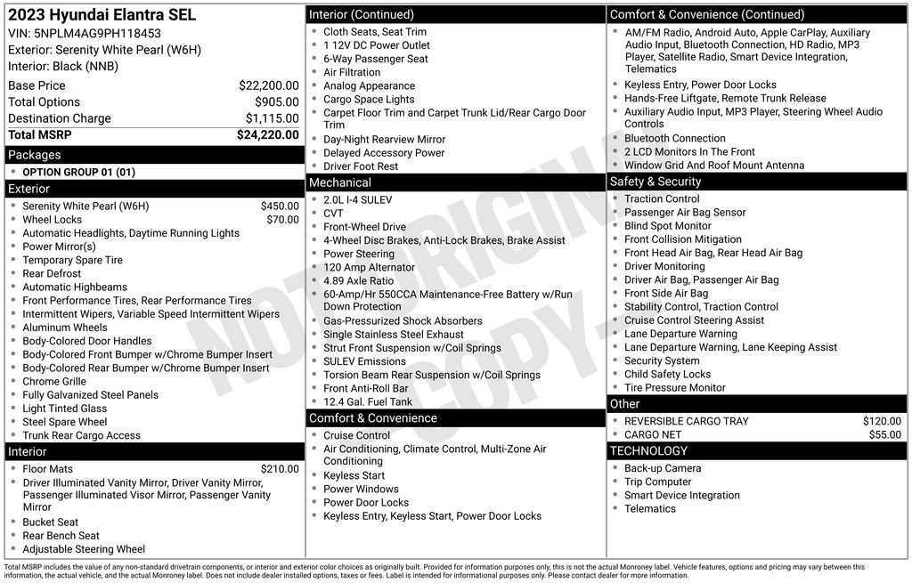 Used 2023 Hyundai Elantra SEL image 6