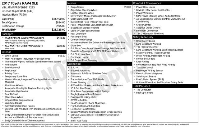 Used 2017 Toyota RAV4 XLE w/ Plus Special Value Package image 5