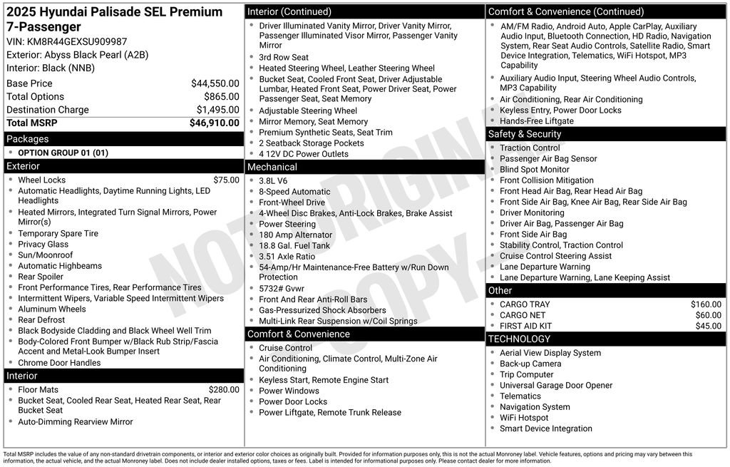Used 2025 Hyundai Palisade SEL FWD image 3
