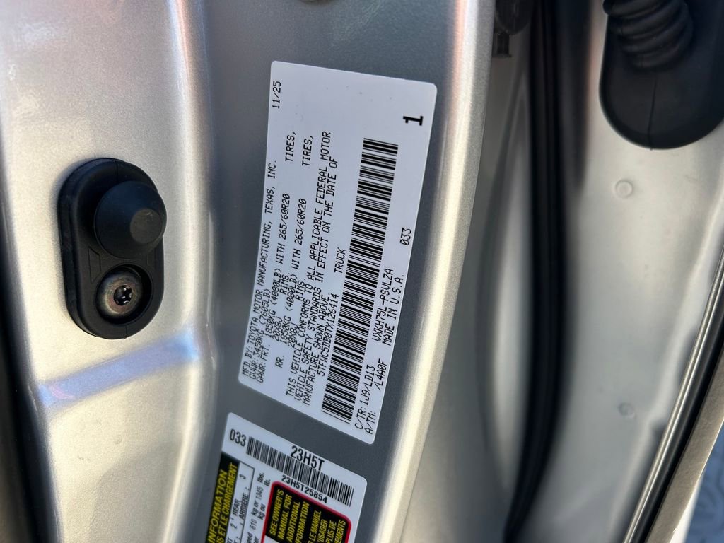 New 2026 Toyota Tundra Limited image 10