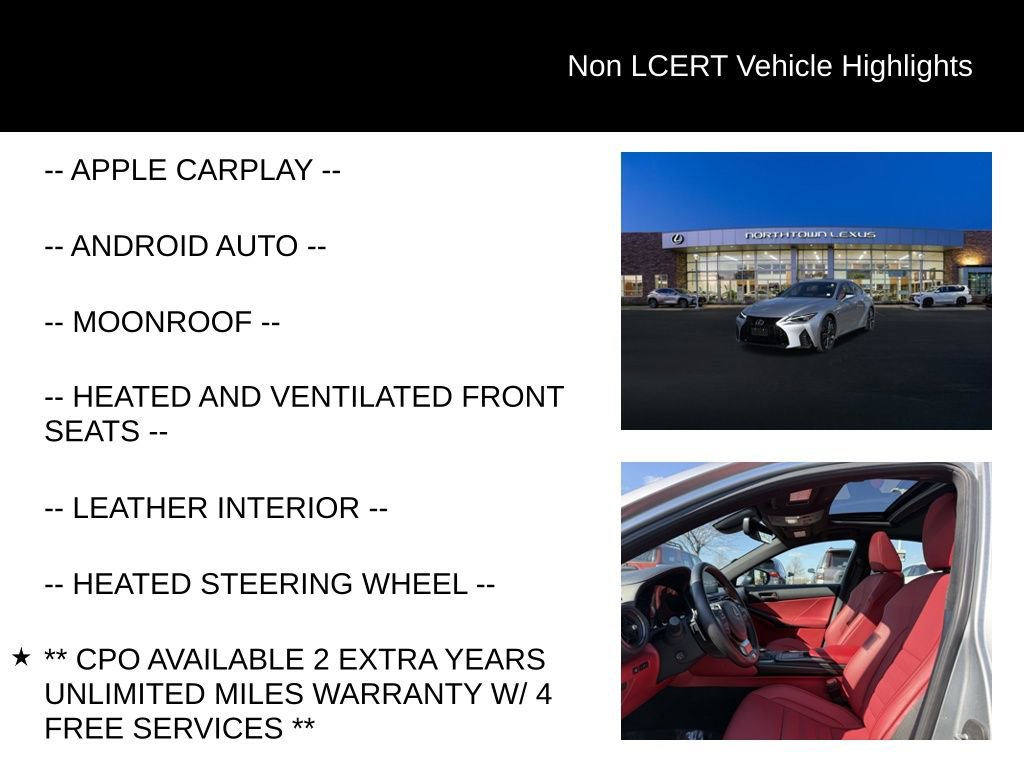 Used 2023 Lexus IS 350 F Sport w/ Memory Package image 28