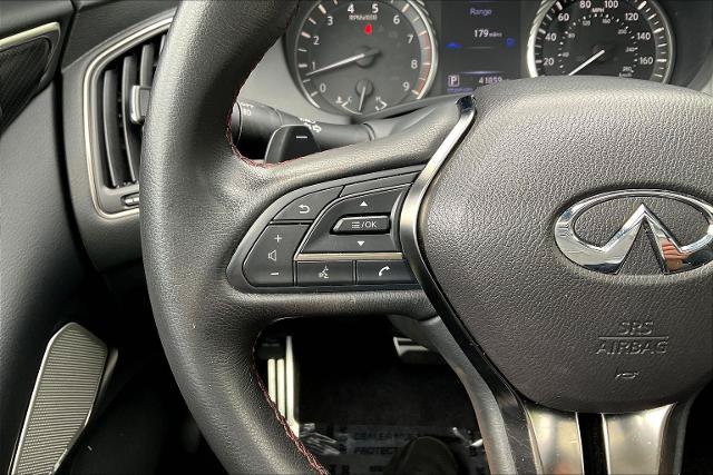 Certified 2022 INFINITI Q50 Red Sport 400 w/ Carbon Fiber Package AWD/4WD image 11