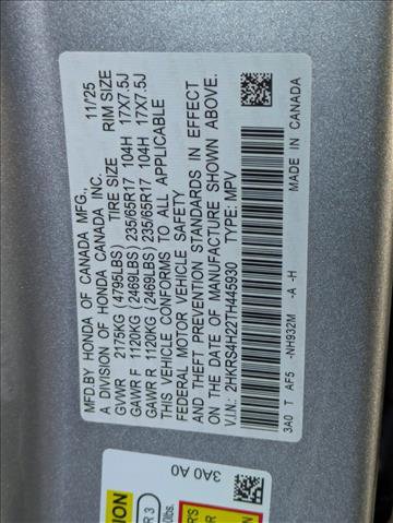 New 2026 Honda CR-V LX image 17
