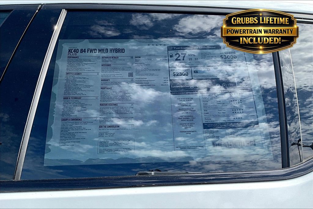 New 2026 Volvo XC40 B4 Plus w/ Protection Package Premier FWD image 26