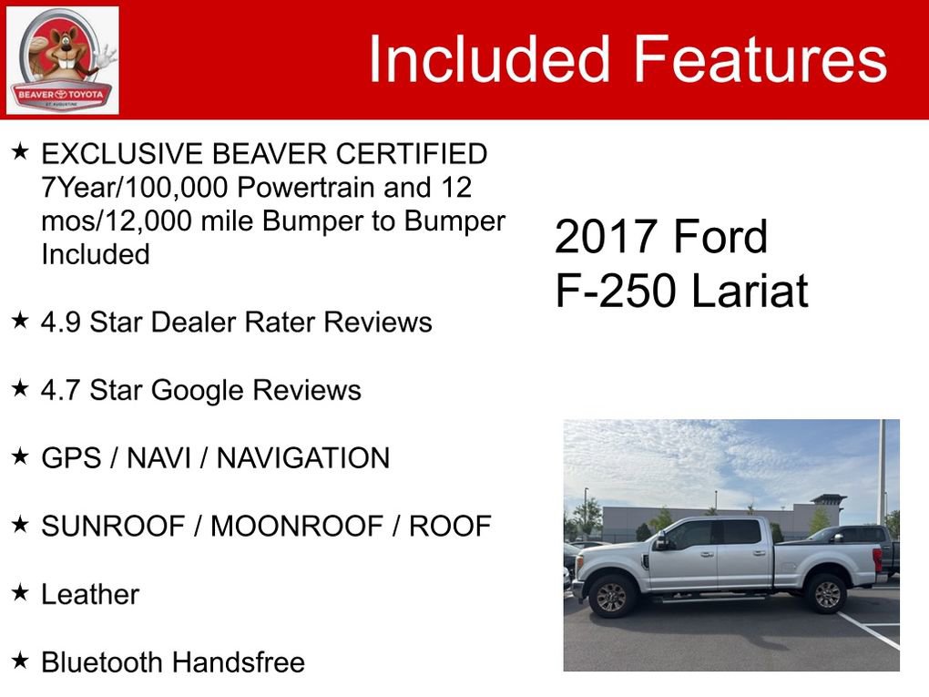 Used 2017 Ford F250 Lariat w/ Lariat Ultimate Package RWD image 5