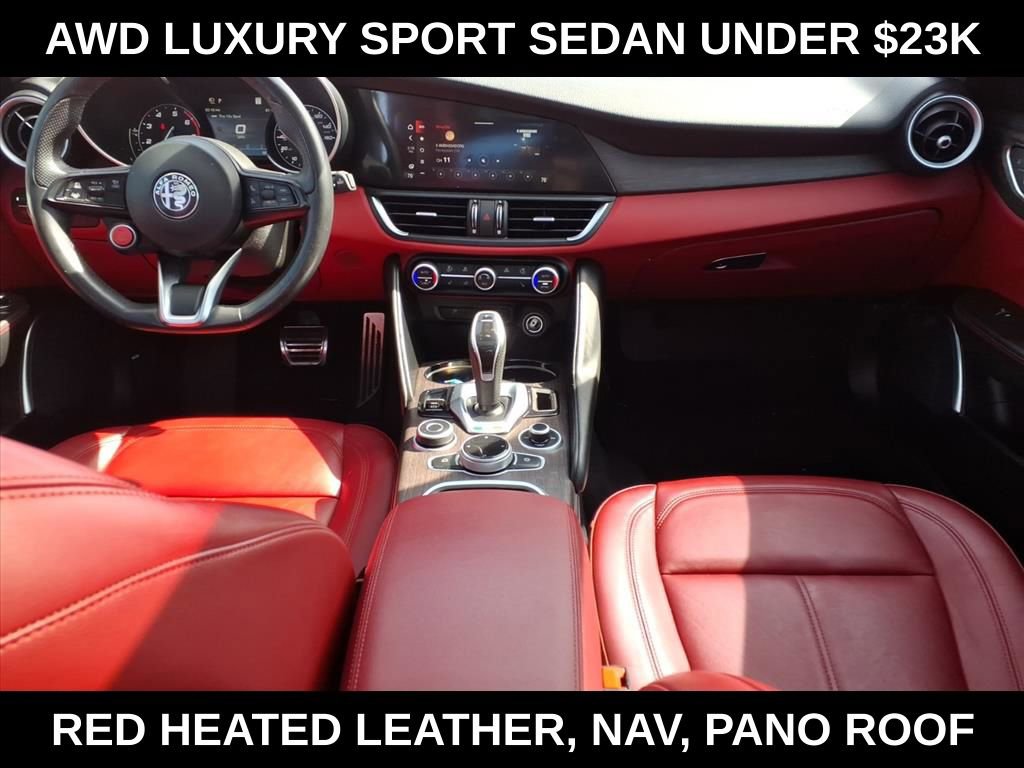 Used 2021 Alfa Romeo Giulia Ti w/ Active Assist 2 Package TI image 28