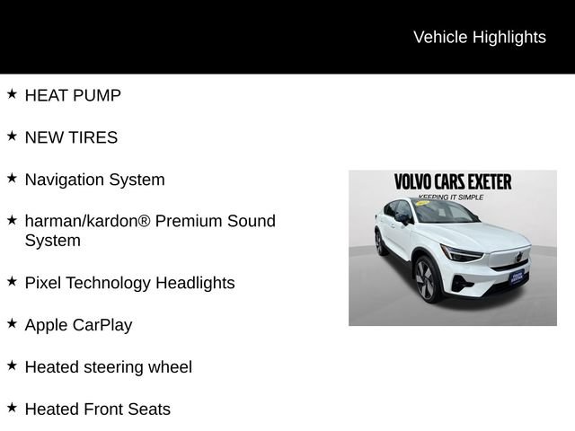 Certified 2023 Volvo C40 P8 Recharge Ultimate w/ Protection Package Premier AWD/4WD image 5