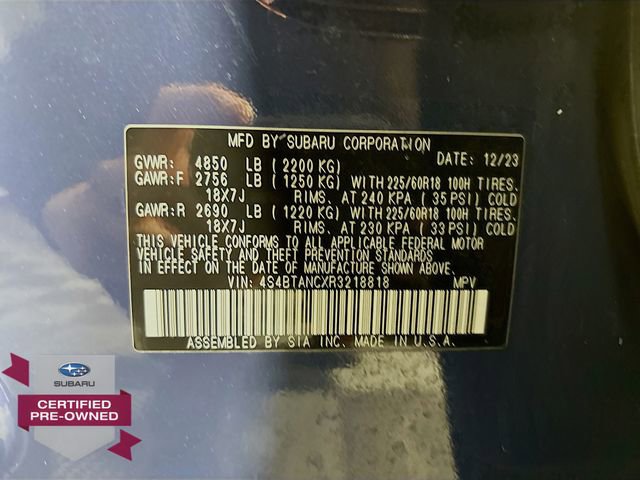 Certified 2024 Subaru Outback Limited image 33