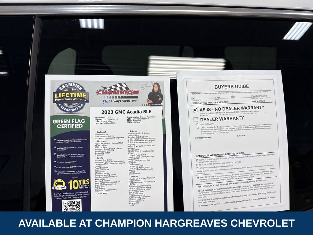 Certified 2023 GMC Acadia SLE w/ Driver Convenience Package image 43
