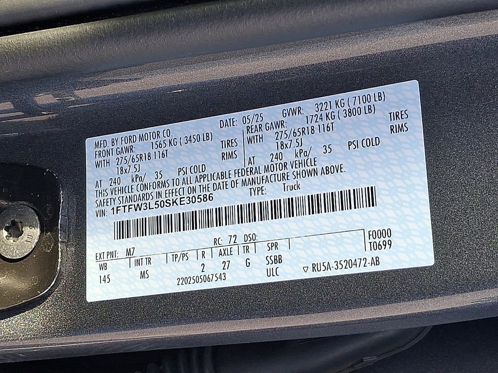 Used 2025 Ford F150 XLT w/ Equipment Group 301A Standard image 25