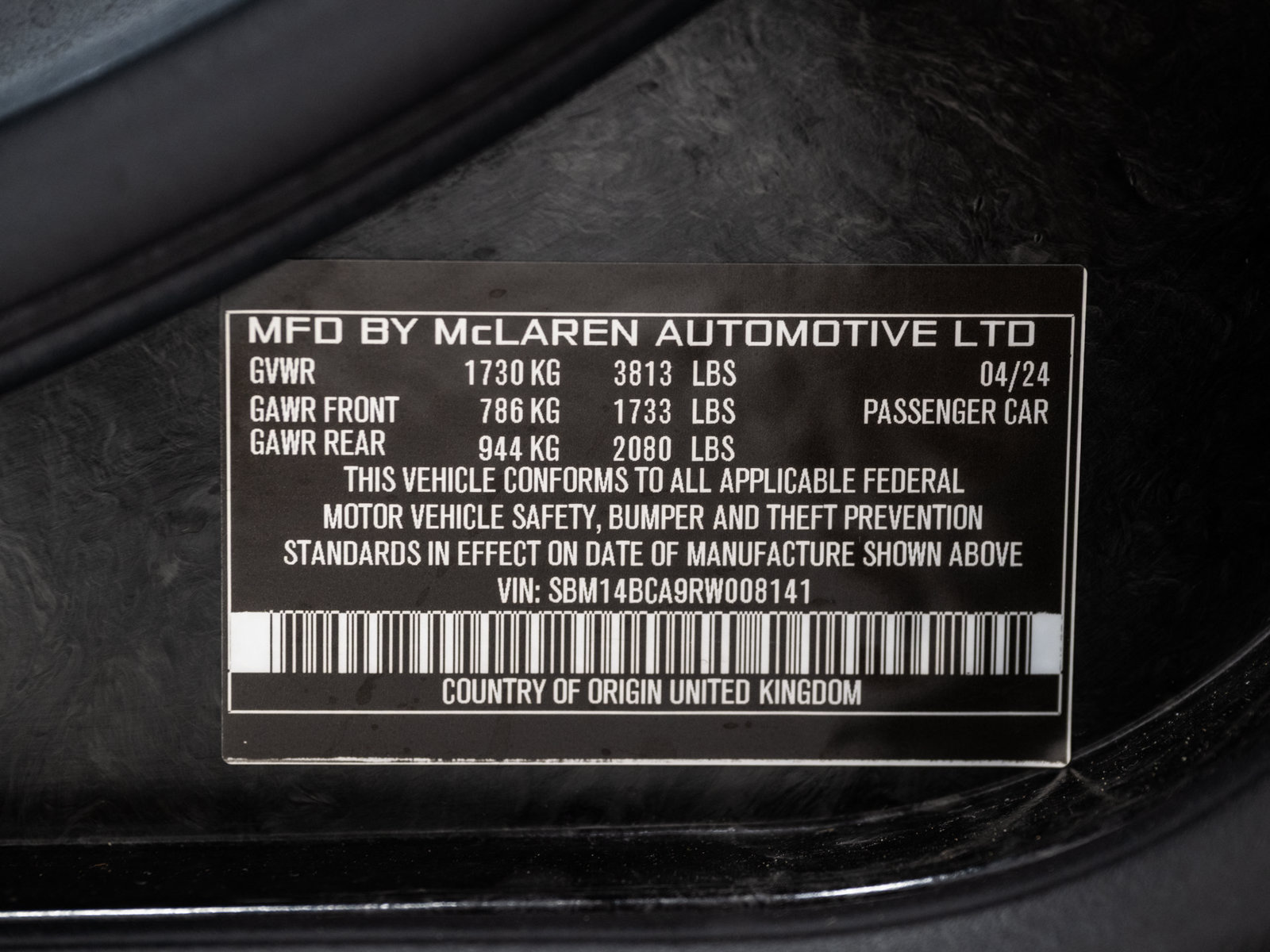 Used 2024 McLaren 750S Spider RWD image 31