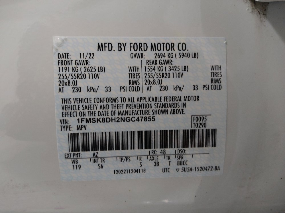 Used 2022 Ford Explorer XLT w/ Equipment Group 202A image 33