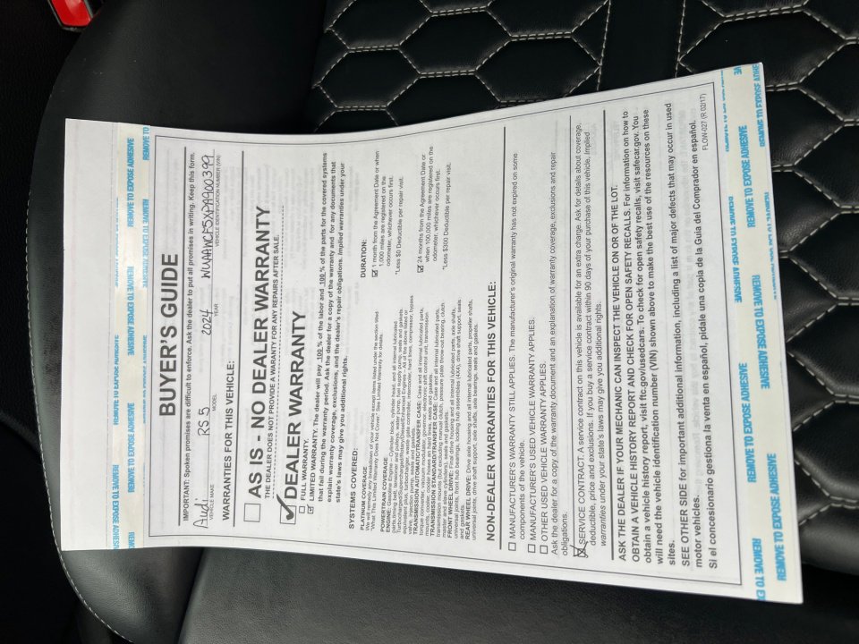 Used 2023 Audi RS 5 Sportback w/ RS Driver Assistance Package image 33