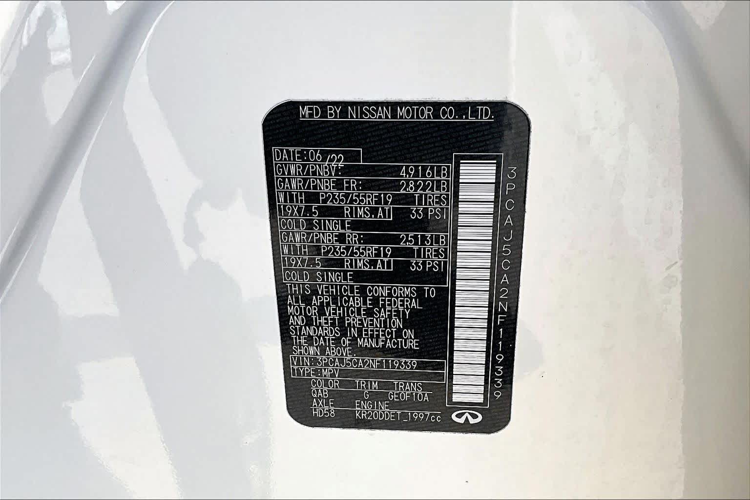 Used 2022 INFINITI QX50 Essential FWD image 29