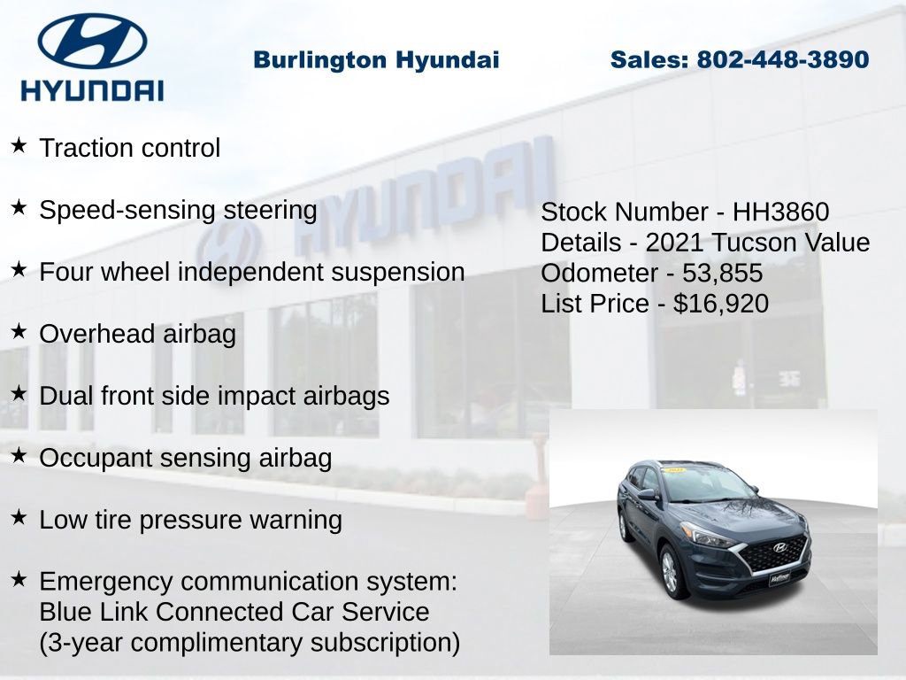 Certified 2021 Hyundai Tucson Value image 10