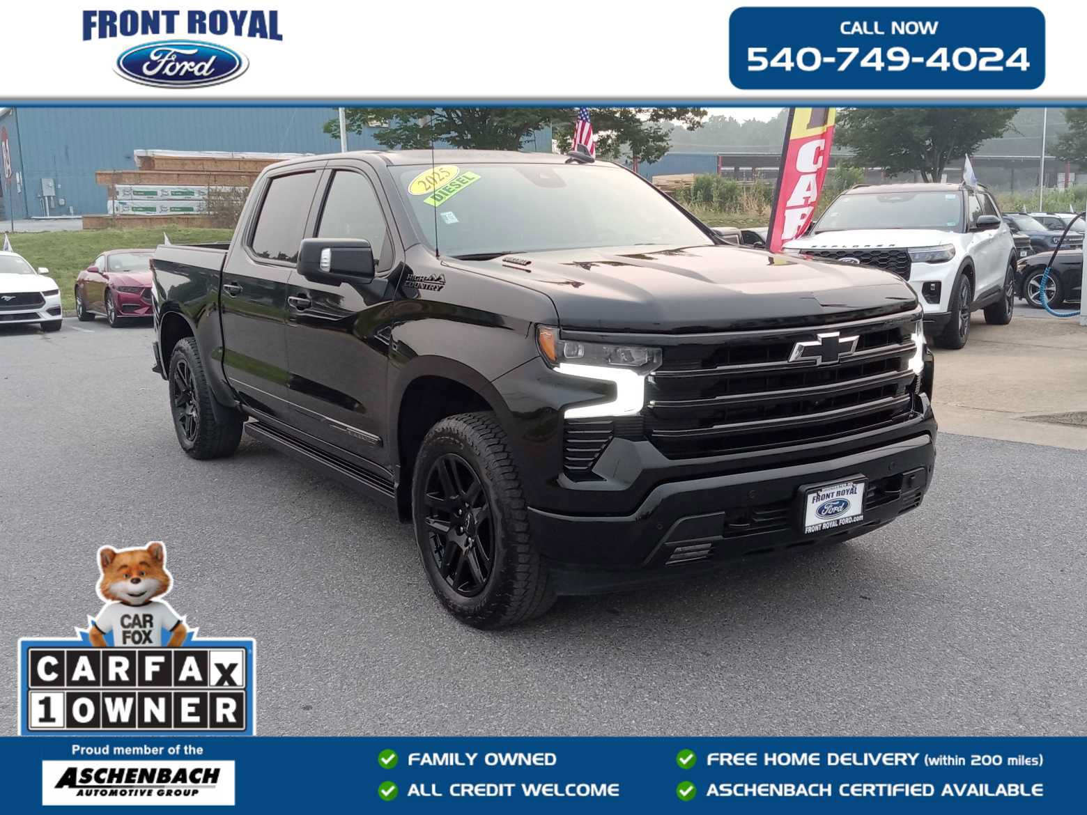 Used 2025 Chevrolet Silverado 1500 High Country w/ Midnight Edition AWD/4WD image 1