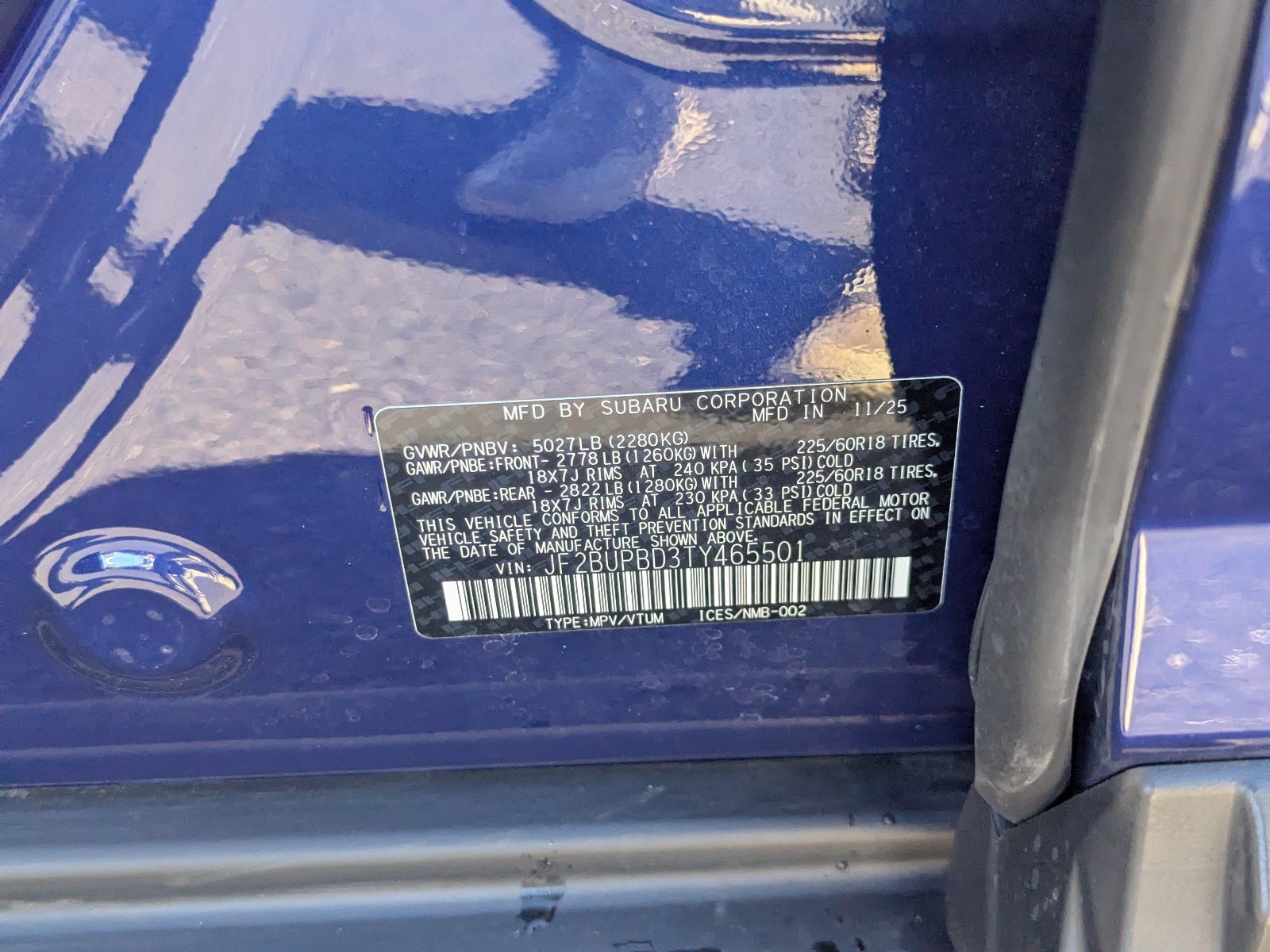 Certified 2026 Subaru Outback Premium AWD/4WD image 35