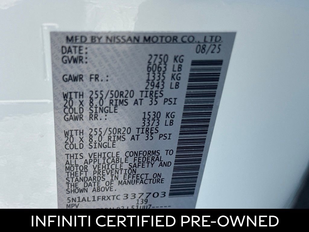 Certified 2026 INFINITI QX60 Luxe w/ Cargo Package image 29