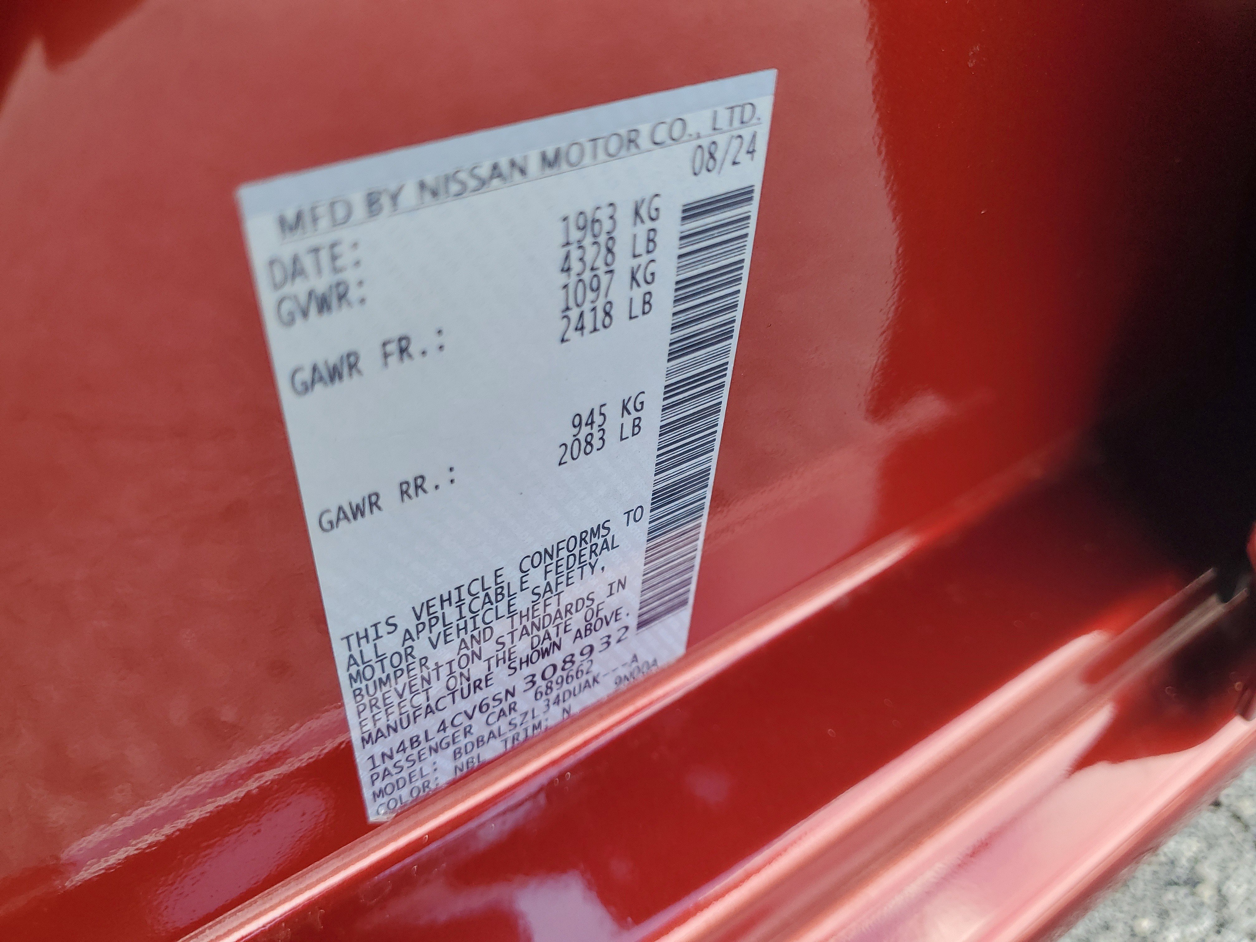 Used 2025 Nissan Altima 2.5 SR w/ SR Premium Package image 30