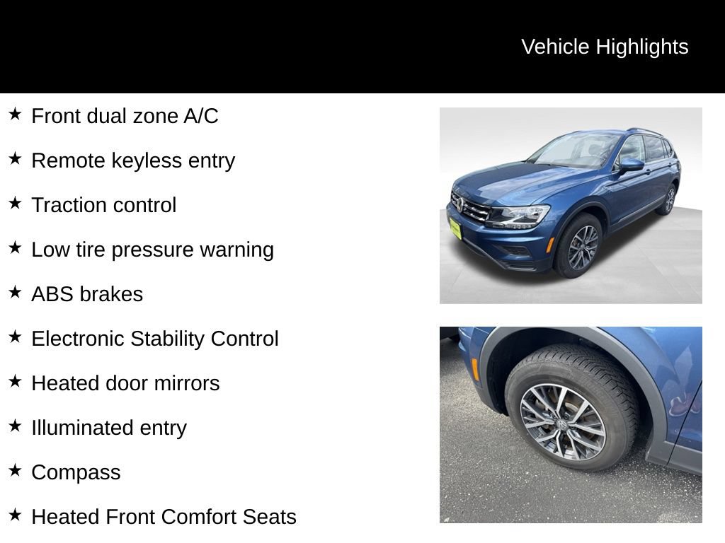 Used 2020 Volkswagen Tiguan SE AWD/4WD image 36