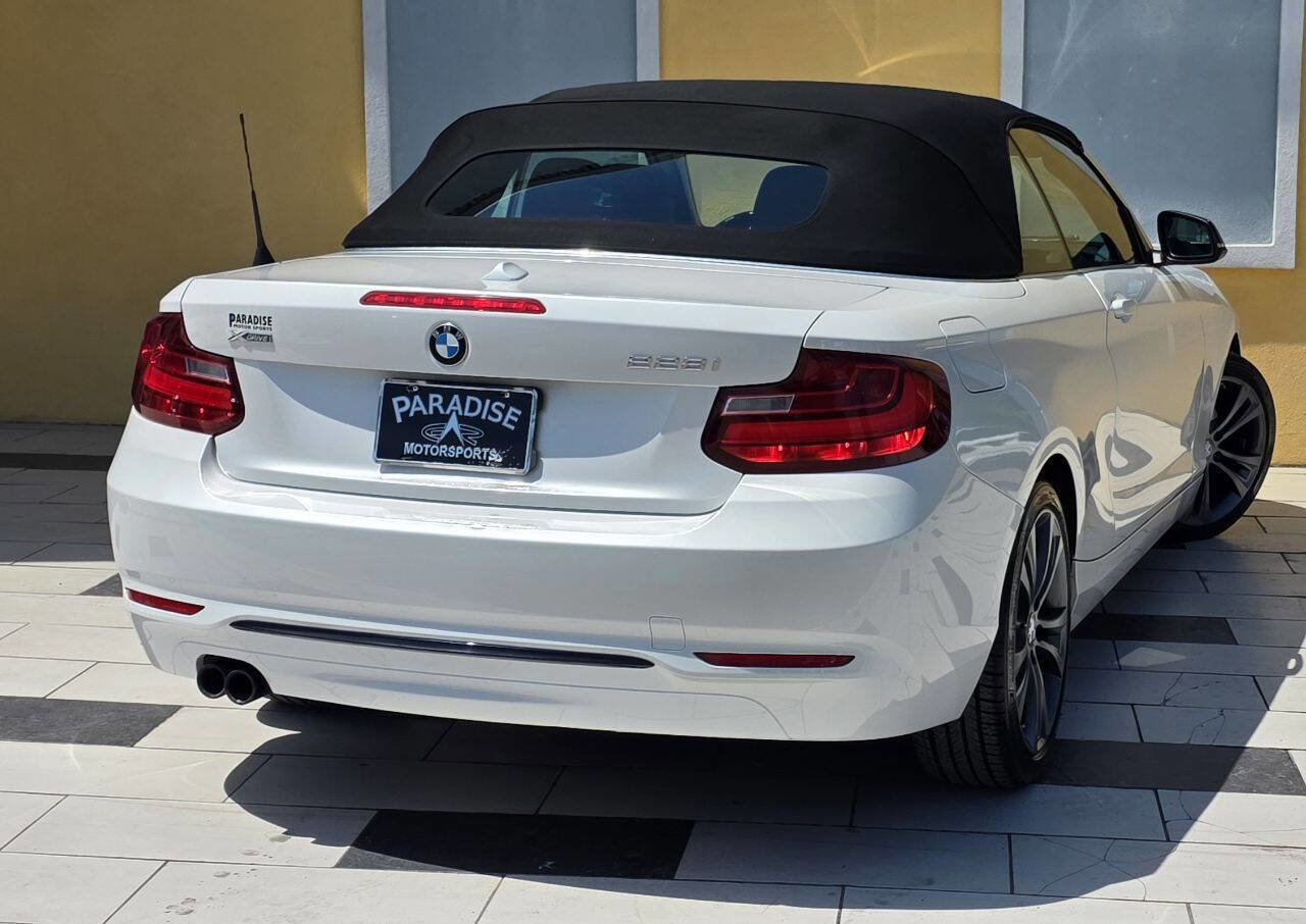 Used 2015 BMW 228i xDrive Convertible AWD/4WD image 7