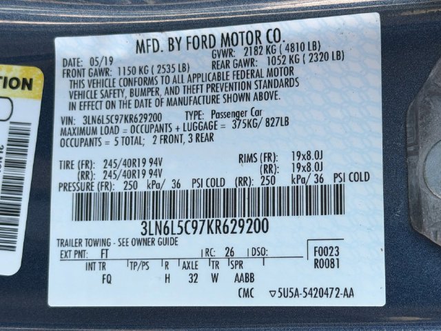 Used 2019 Lincoln MKZ Reserve w/ Reserve Plus Package FWD image 41