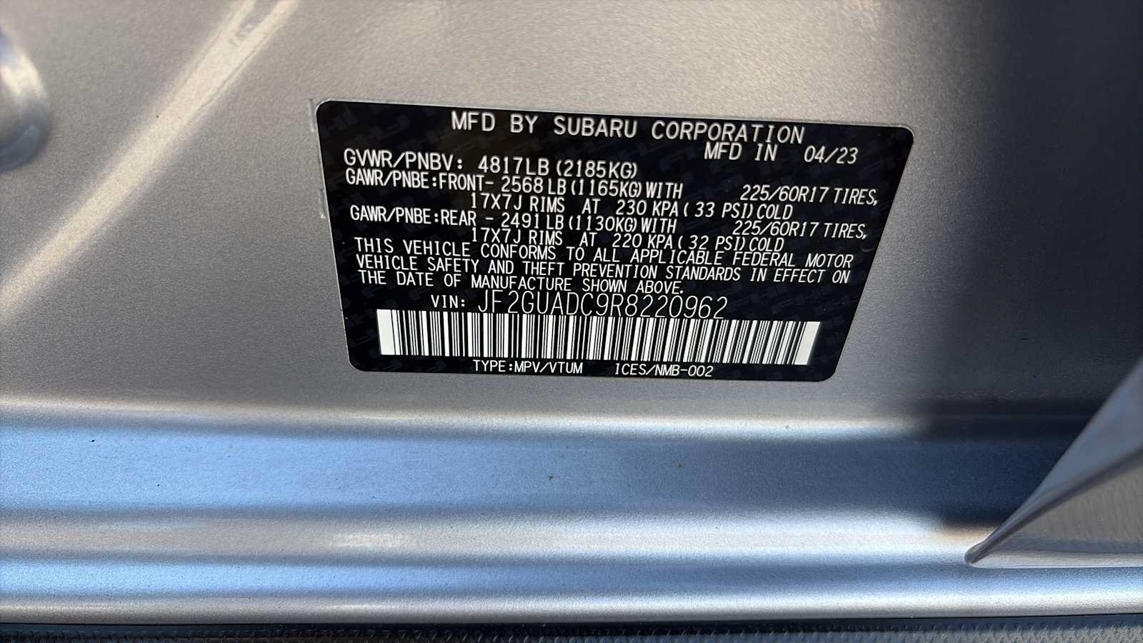 Used 2024 Subaru Crosstrek 2.0i Premium AWD/4WD image 15