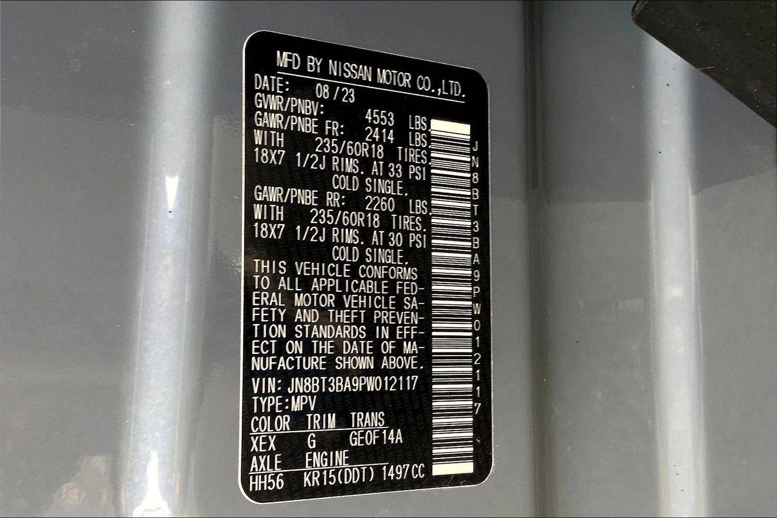 Used 2023 Nissan Rogue SV w/ SV Premium B Package image 32