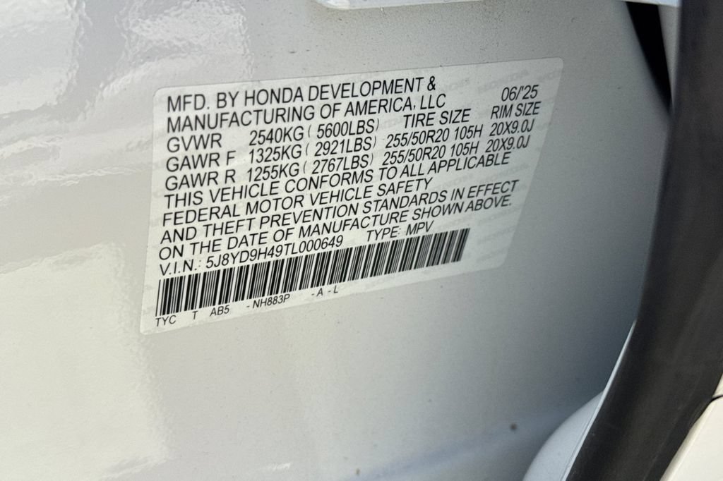 Certified 2026 Acura MDX w/ Technology Package FWD image 39