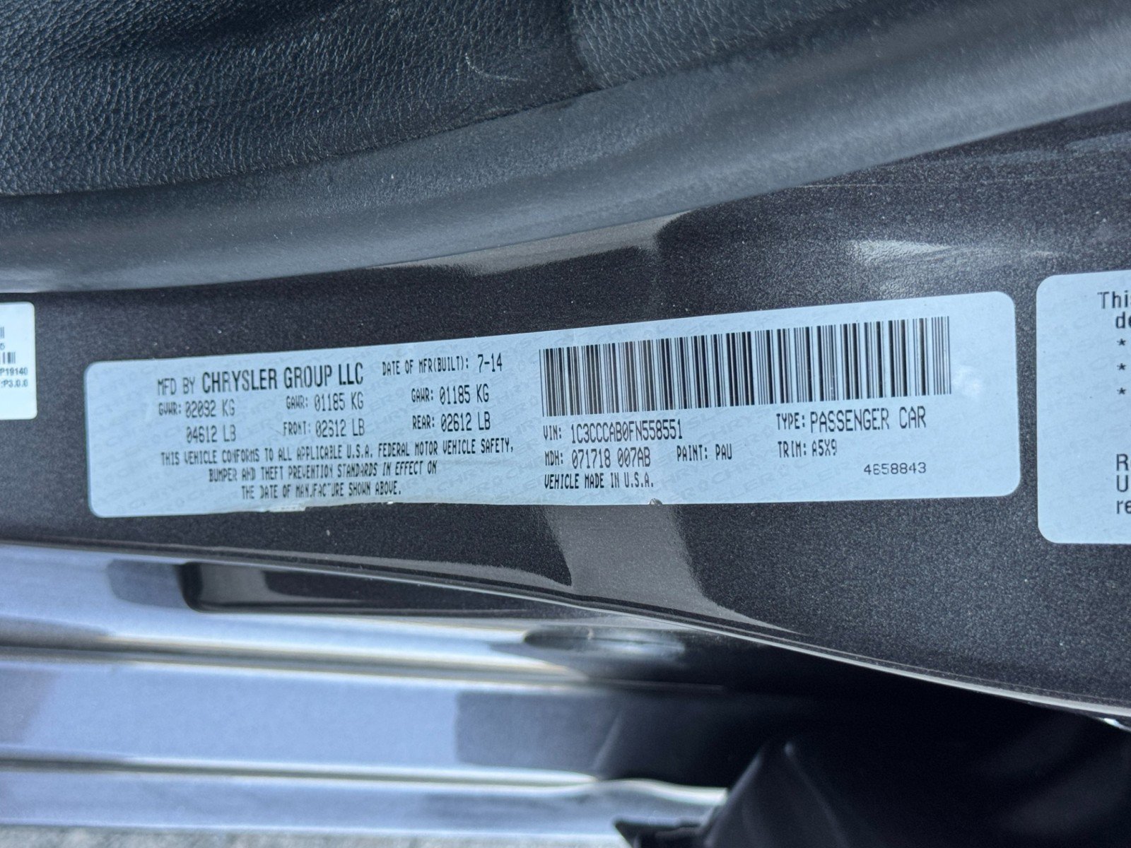 Used 2015 Chrysler 200 Limited w/ Convenience Group image 38