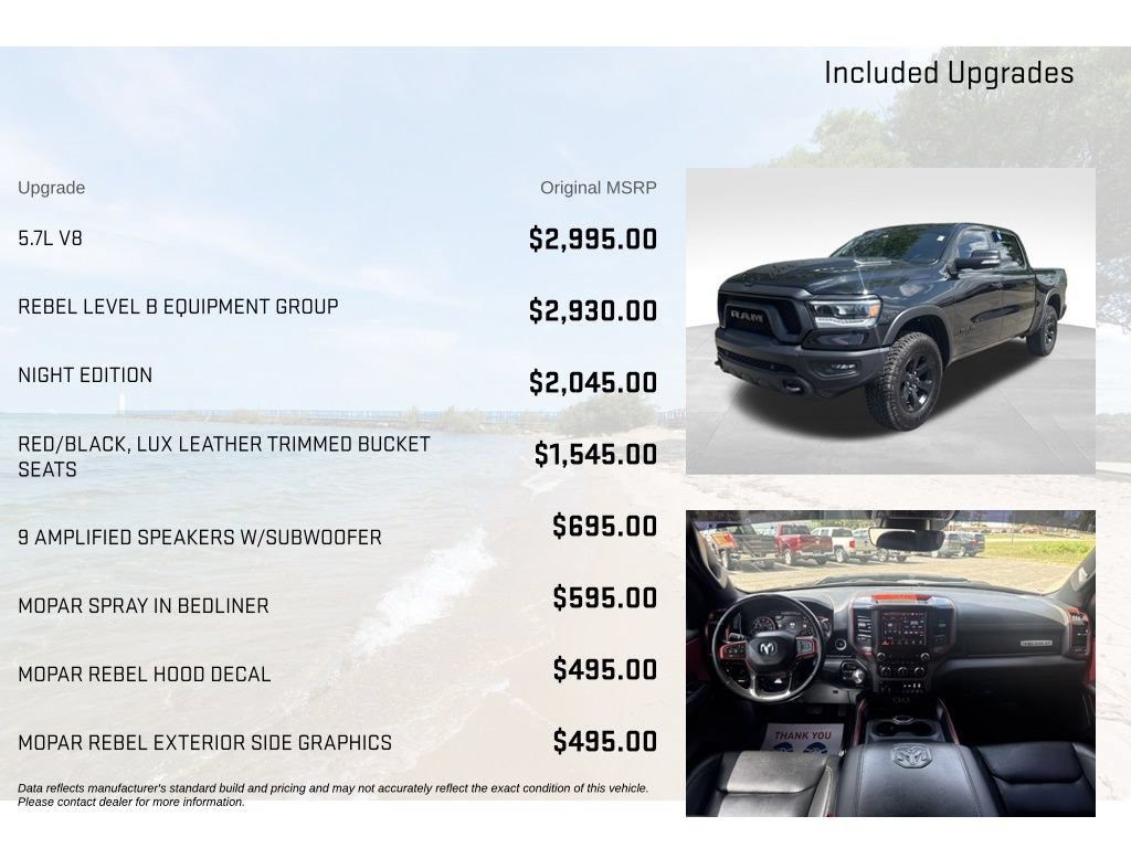 Used 2022 RAM 1500 Rebel w/ Rebel Level B Equipment Group AWD/4WD image 5