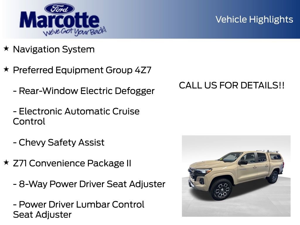 Used 2024 Chevrolet Colorado Z71 w/ Z71 Convenience Package 2 AWD/4WD image 8