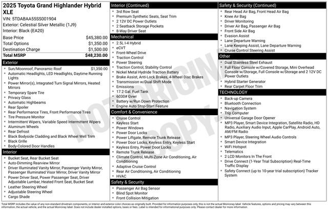 Used 2025 Toyota Grand Highlander XLE FWD image 4