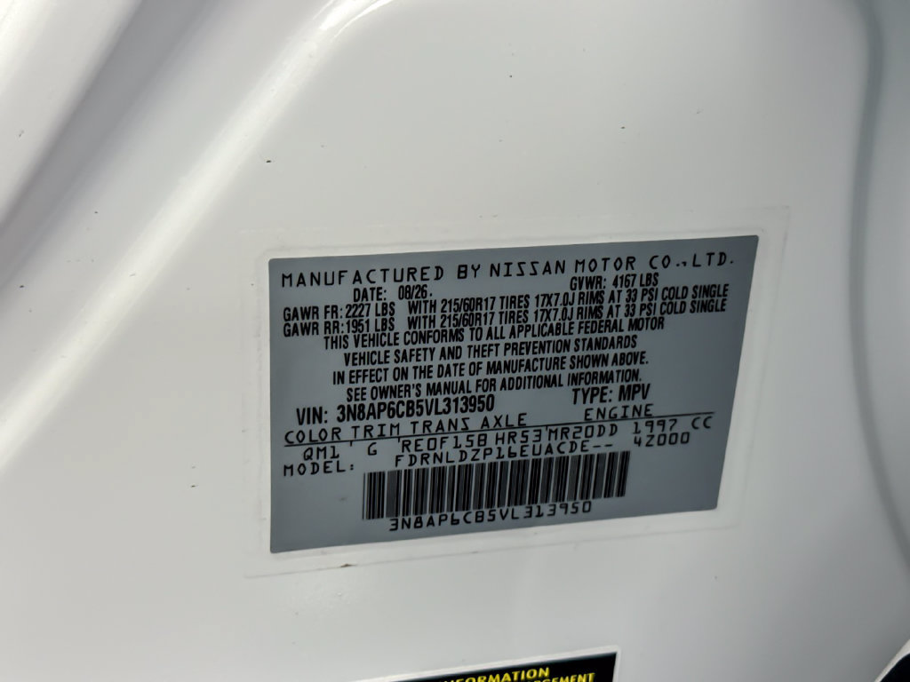 New 2027 Nissan Kicks SV w/ SV Premium Package AWD/4WD image 27
