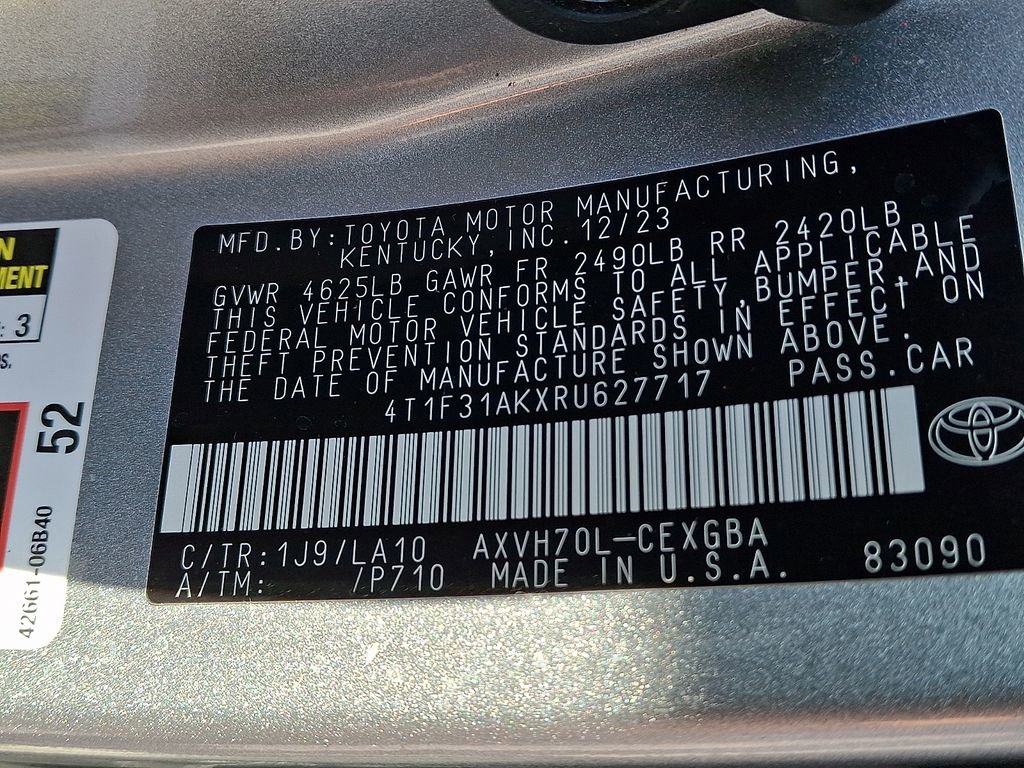 Used 2024 Toyota Camry XLE w/ Cold Weather Package FWD image 26
