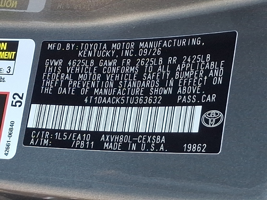 New 2026 Toyota Camry SE w/ Convenience Package FWD image 22