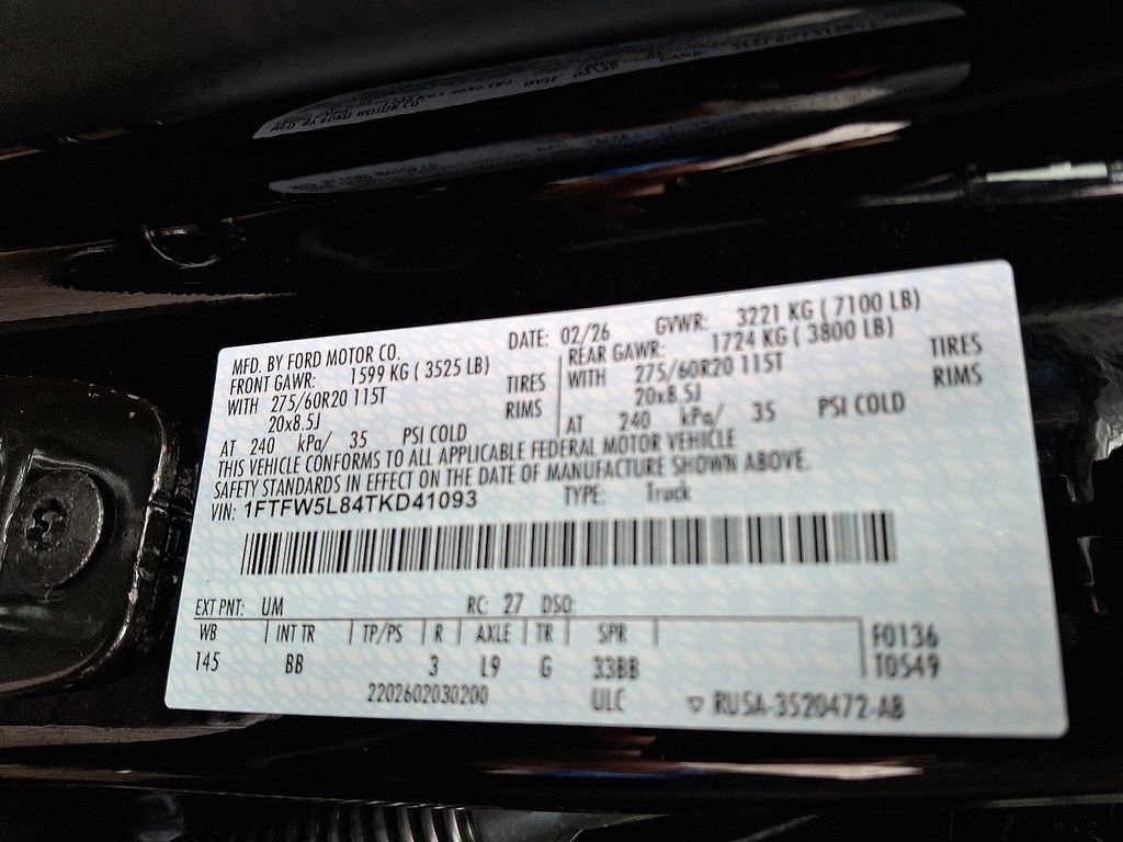 New 2026 Ford F150 Lariat w/ Equipment Group 501A Mid image 10