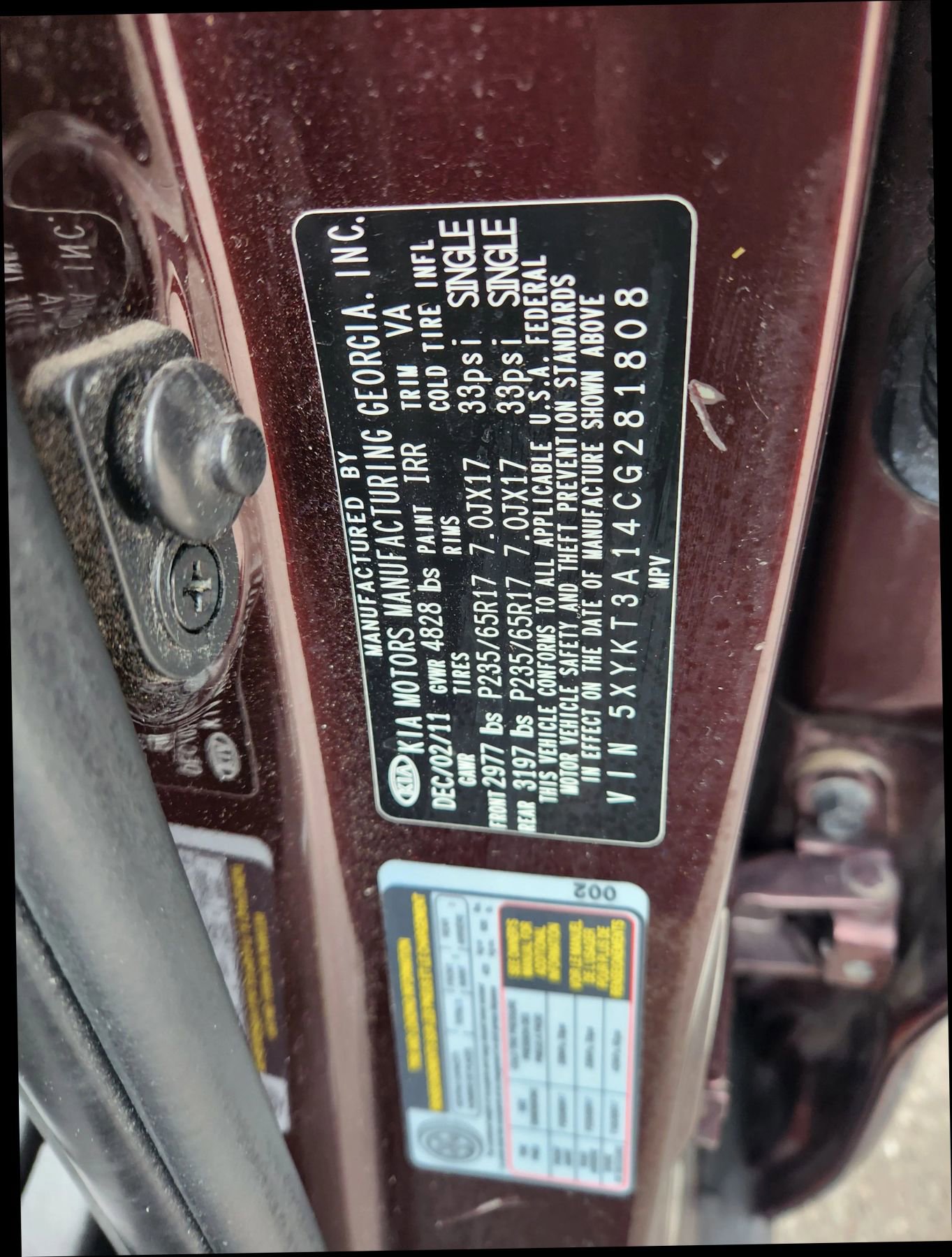 Used 2012 Kia Sorento LX image 33