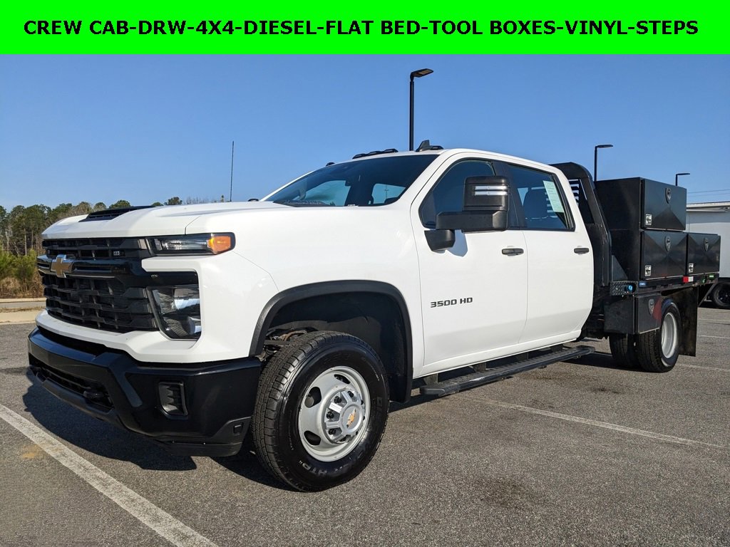 Used 2024 Chevrolet Silverado 3500 W/T w/ Snow Plow Prep Package