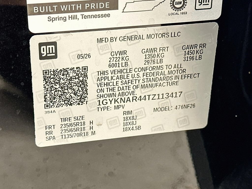 New 2026 Cadillac XT5 Luxury w/ LPO, Floor Liner Package FWD image 40