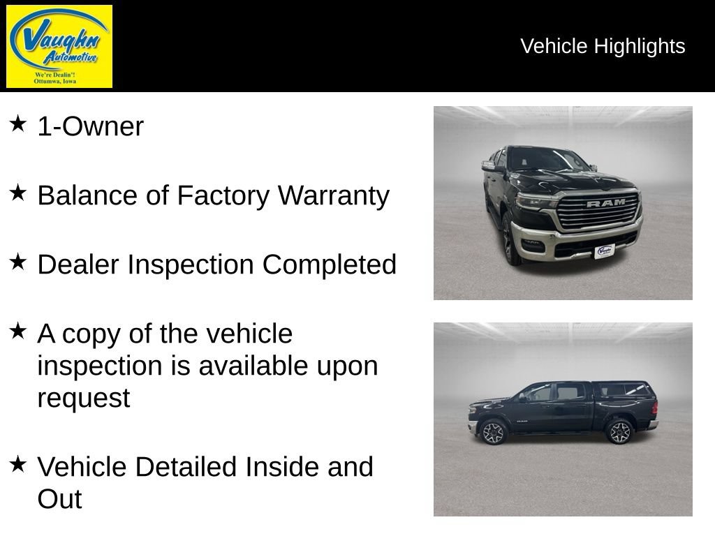Used 2025 RAM 1500 Laramie AWD/4WD image 2