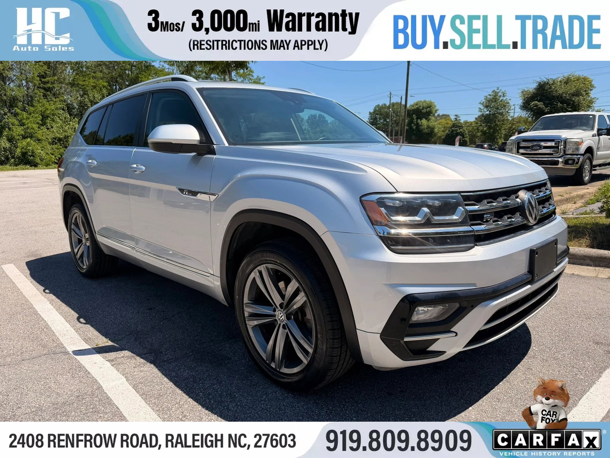 Used 2019 Volkswagen Atlas SE w/ Towing Package AWD/4WD image 8
