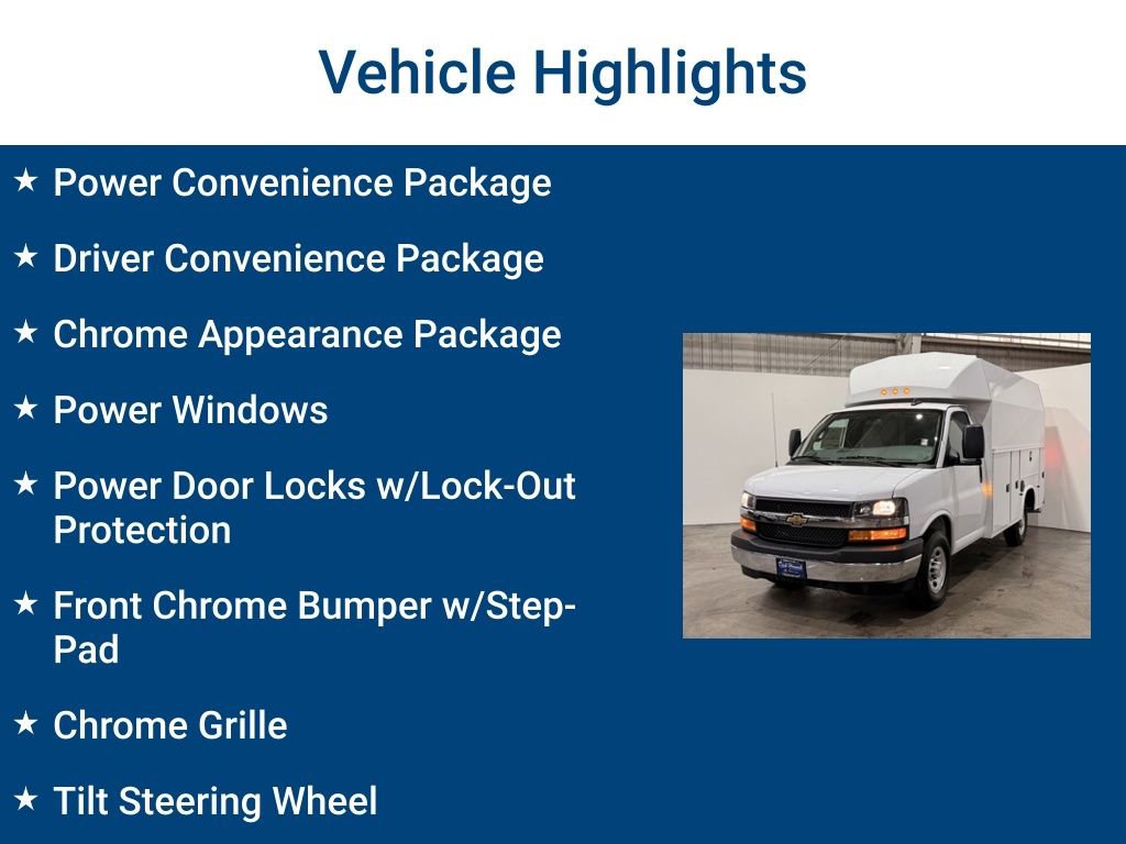 New 2025 Chevrolet Express 3500 Work Van w/ Power Convenience Package image 3