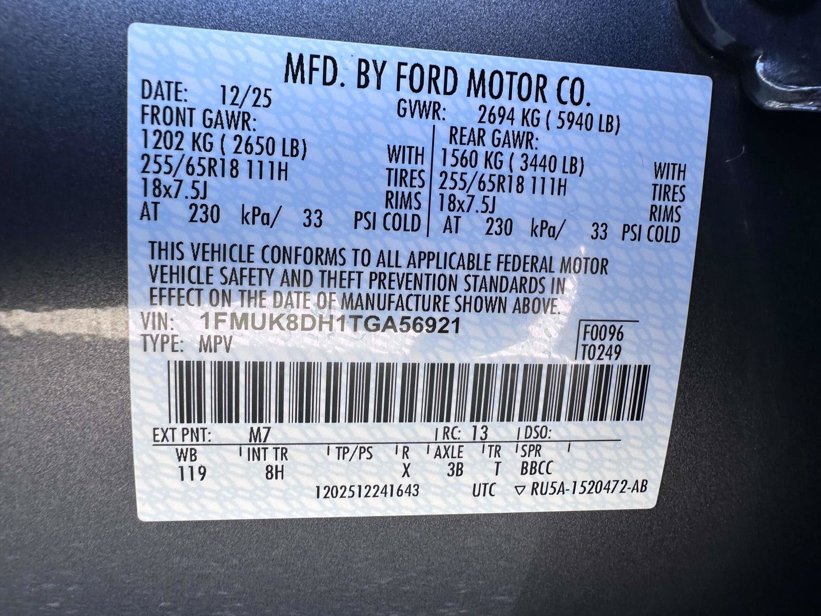 Used 2026 Ford Explorer Active AWD/4WD image 31