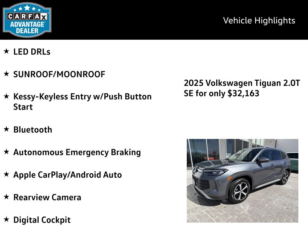 Certified 2025 Volkswagen Tiguan SE image 4