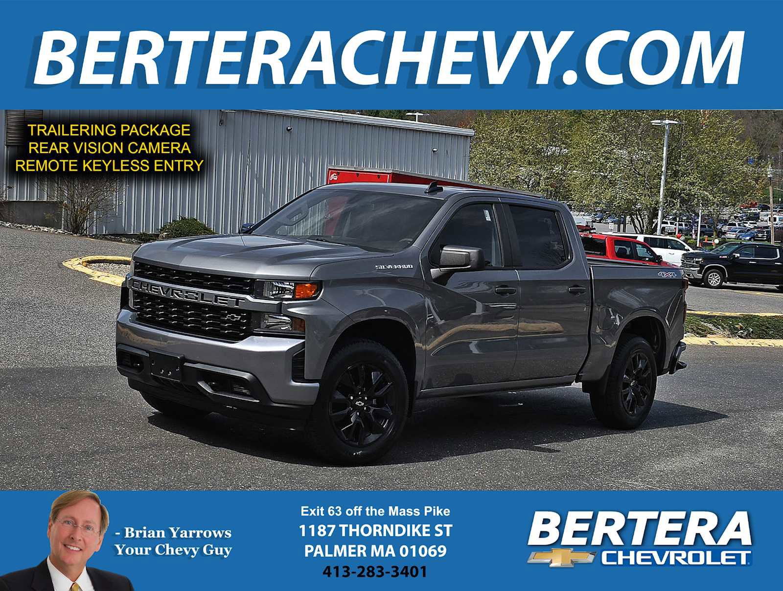 Used 2021 Chevrolet Silverado 1500 Custom AWD/4WD image 1