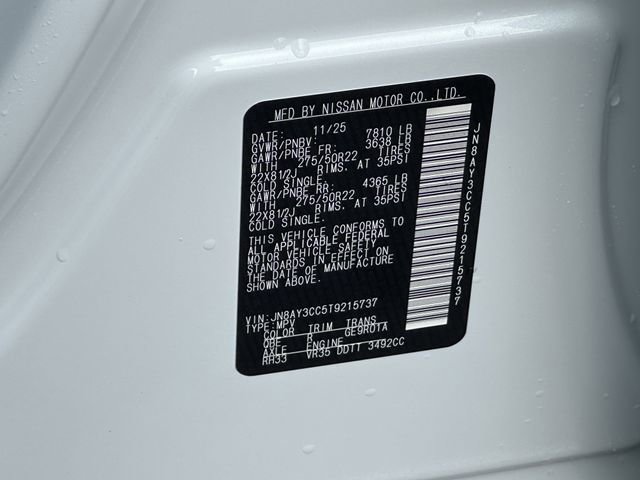 New 2026 Nissan Armada Platinum Reserve image 27