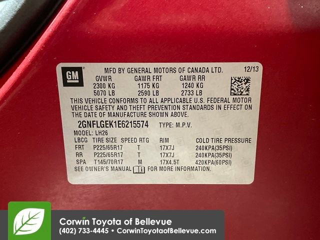 Used 2014 Chevrolet Equinox LT image 24